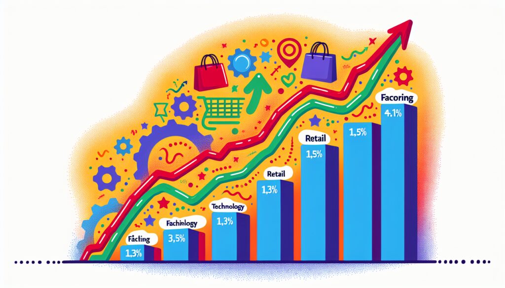 a factoring success graph for Oregon businesses