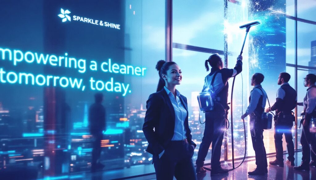 Specialized commercial cleaning services being offered