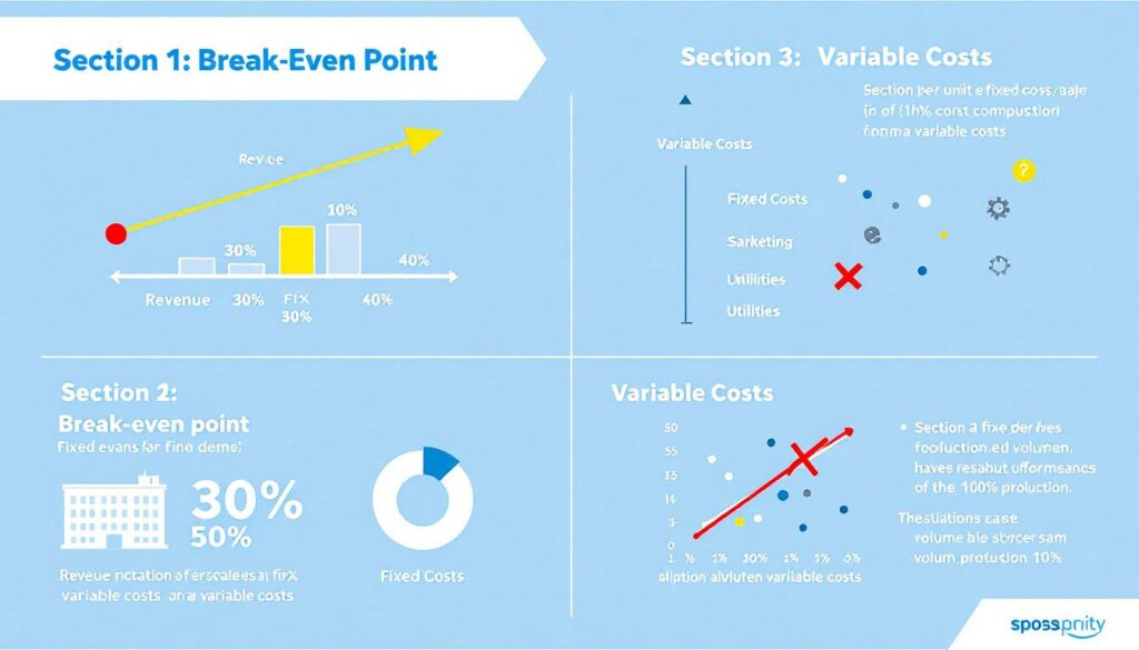 Key components of break-even analysis